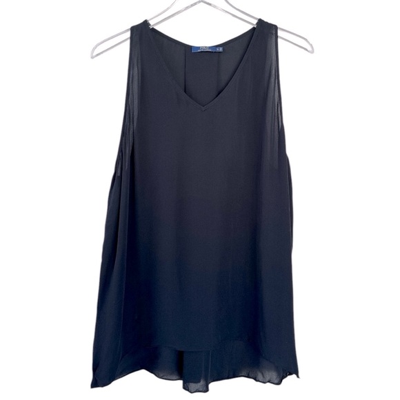 Polo Ralph Lauren 100% Silk High Low Tank Size XL - Picture 1 of 5